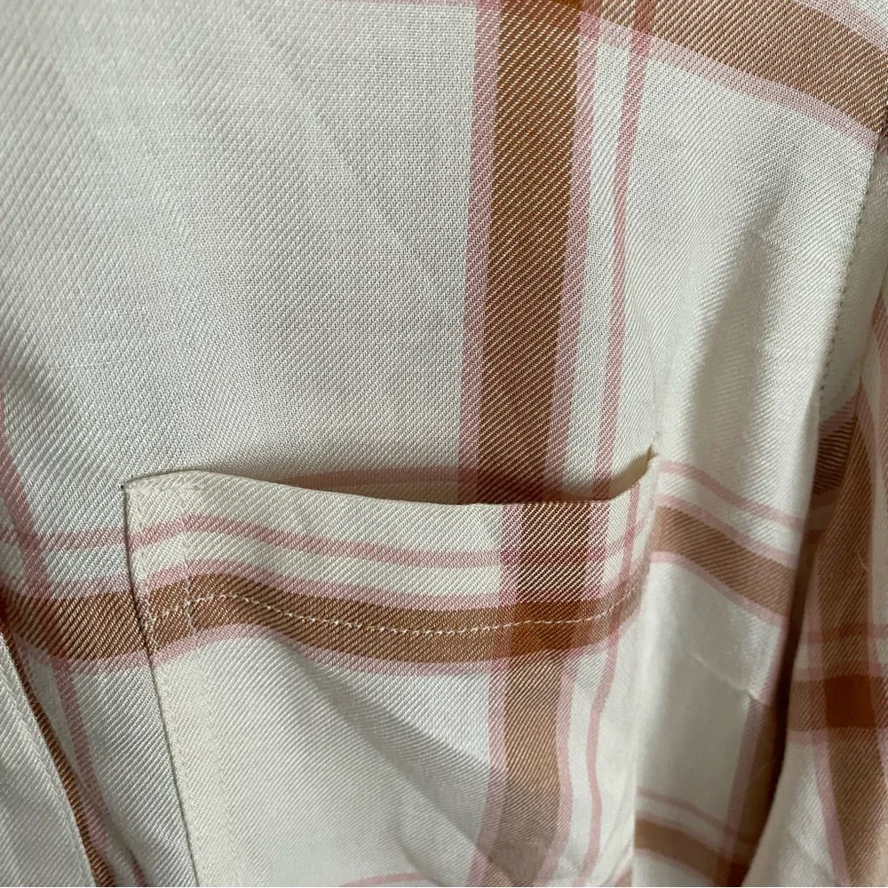 Old Navy Plaid Popover Shirt Dress women’s size S - Picture 6 of 11